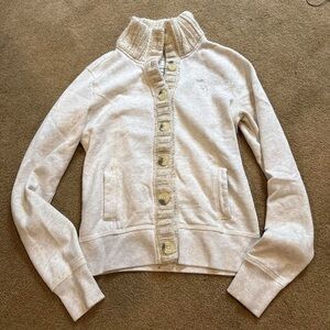 Abercrombie & Fitch Cream Knit Sweater